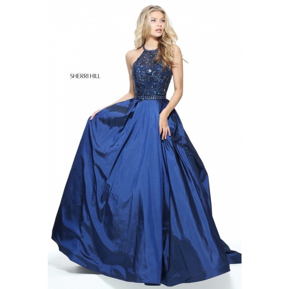 Sherri Hill Royal Blue Ballgown # 51242